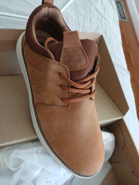 Arkbird Suede Leather Sneakers Brown New in Box Size Mens 12 Dressy